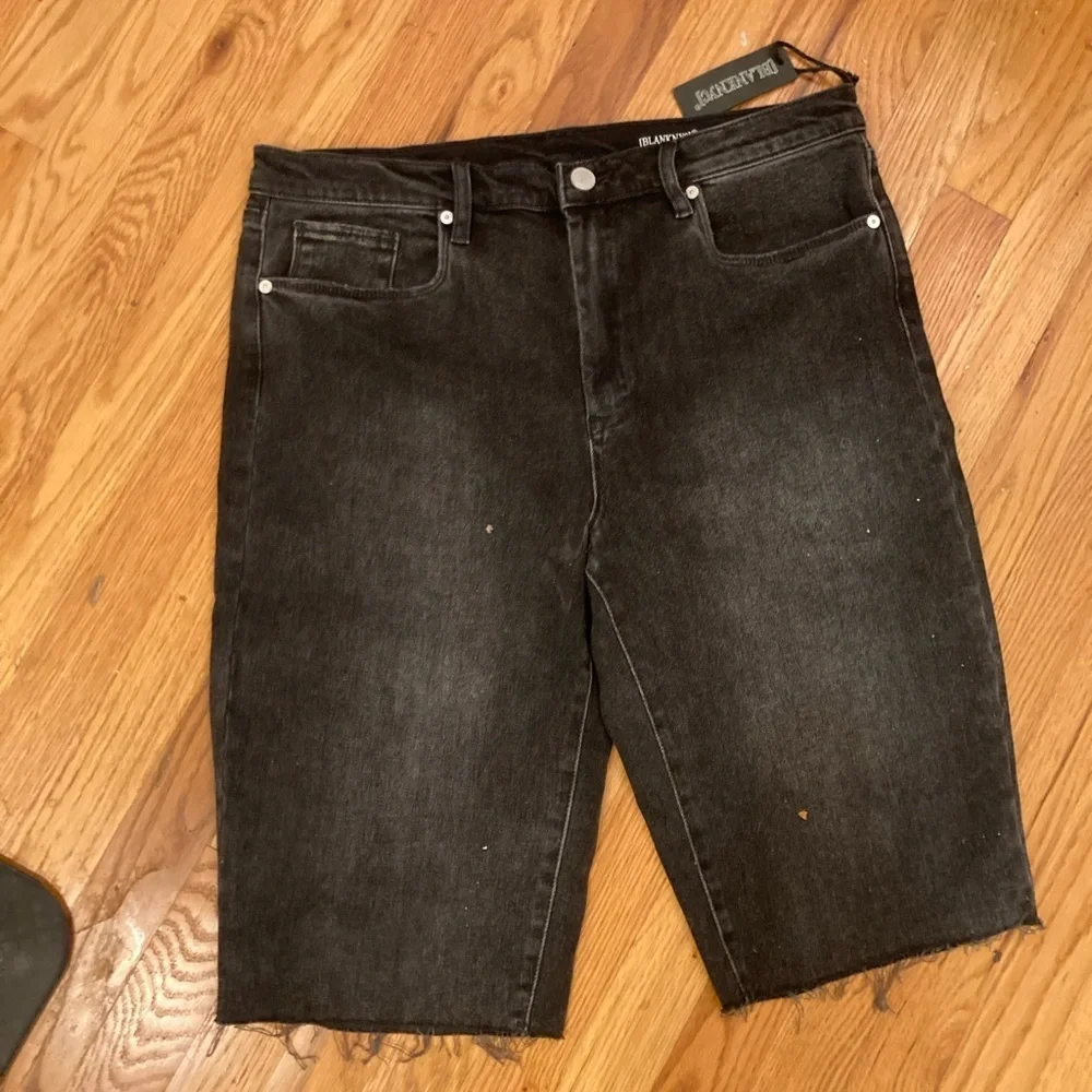 Blank NYC Denim Shorts size 32 - Black - NWT